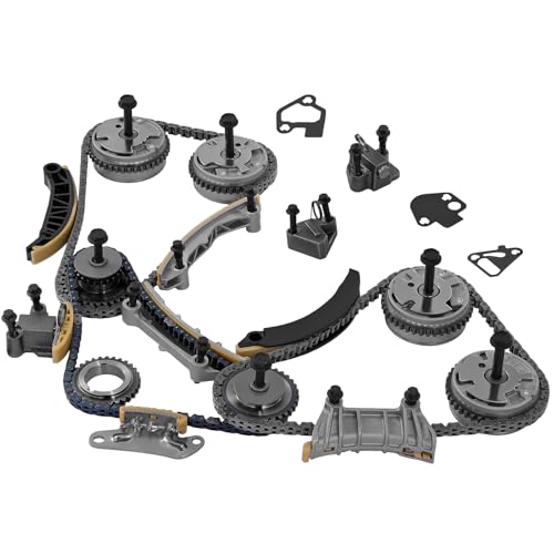BDFHYK Engine Timing Chain Kit with VVT Sprockets for 28L 30L 32L 36L V6 DOHC Compatible with Chevy Equinox Compatible with GMC Canyon CTS SRX XTS Compatible with Buick Enclave LaCrosse - Image 1