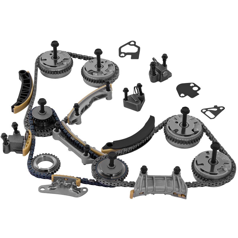 BDFHYK Engine Timing Chain Kit with VVT Sprockets for 28L 30L 32L 36L V6 DOHC Compatible with Chevy Equinox Compatible with GMC Canyon CTS SRX XTS Compatible with Buick Enclave LaCrosse - Image 2