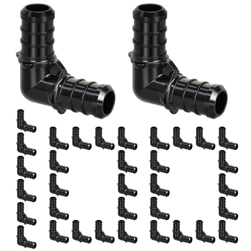 PXZBLG 12 Poly PPSU Barb Crimp PEX Fitting 100pcs PEX Elbow Fittings No Lead - Image 2