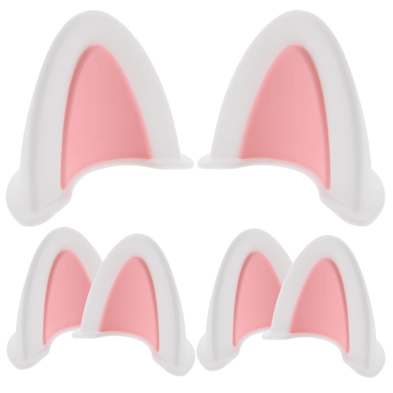 3 Pairs Black Cat Ear Motorcycle Helmet Decorations Cute Kitten Ornaments For Outdoor Riding - Image 2