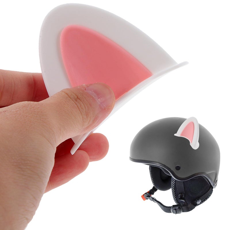 3 Pairs Black Cat Ear Motorcycle Helmet Decorations Cute Kitten Ornaments For Outdoor Riding - Image 5