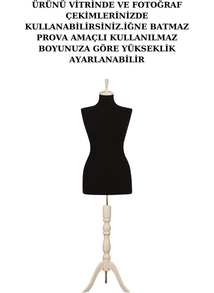 Manken İstanbul Mannequin Istanbul 2 Size 36 Tailor Mannequin for Showcase Purpose Showcase Mannequin Inanimate Mannequin (Pin-Proof)  - Image 4