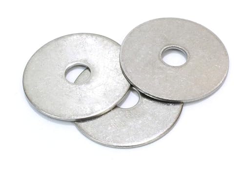 Bolt Dropper Pack of 100 Stainless Steel Fender Washers - 1/4 x 1-1/4-Inch Bolt Dropper Flat Washers for Screws and Bolts - Corrosion Resistant for Wood, Metal, and Wet Environments - Image 5