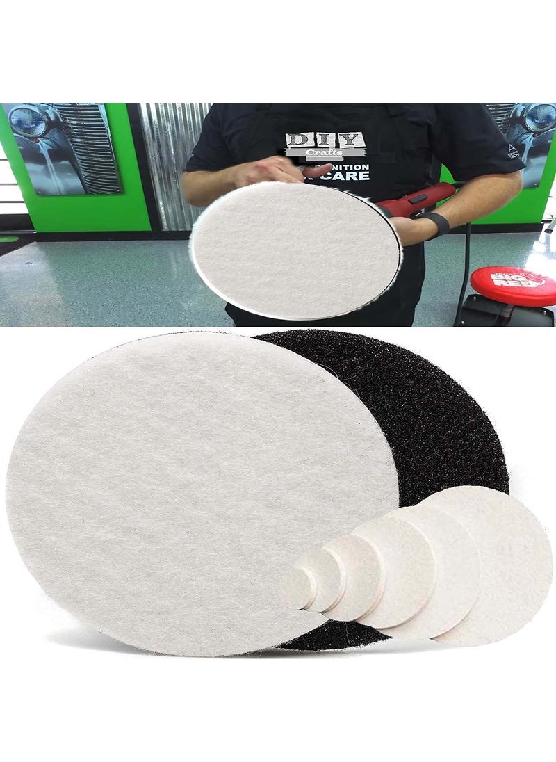 DIY Crafts DIY Crafts High RPM Density Felt Pad For Your Kit Wool Felt Pads Disc Backing Pad Drill Adapter Kit M10/14 Universal Nut Drill Machine Other Machines (1 Pc, 3"inch Density Felt Pad Only)  - Image 1