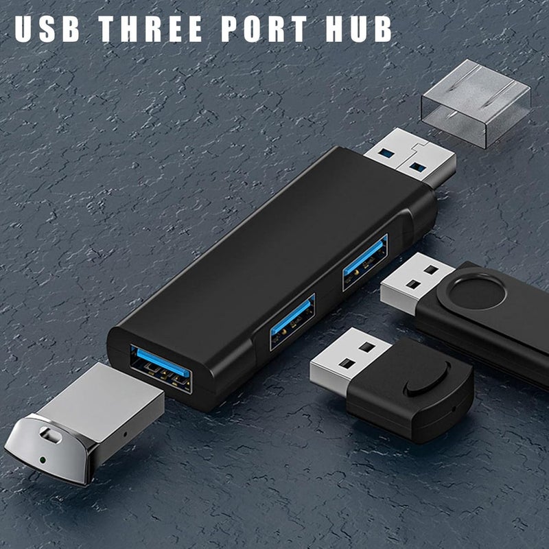 klarako محول USB C متعدد المنافذ HiSpeed 3 منافذ USB 3.0 استقرار عالي موزع متعدد للتوسيع للابتوب، ماك بوك، آيباد، XPS، هواتف (أسود) - Image 5