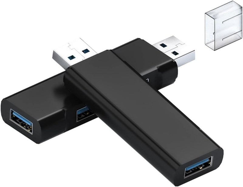 klarako محول USB C متعدد المنافذ HiSpeed 3 منافذ USB 3.0 استقرار عالي موزع متعدد للتوسيع للابتوب، ماك بوك، آيباد، XPS، هواتف (أسود) - Image 1