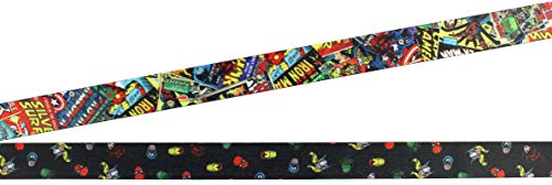 Bioworld Marvel Comics Page ID Lanyard Badge Holder With 1.5" Rubber Charm Pendant - Image 2