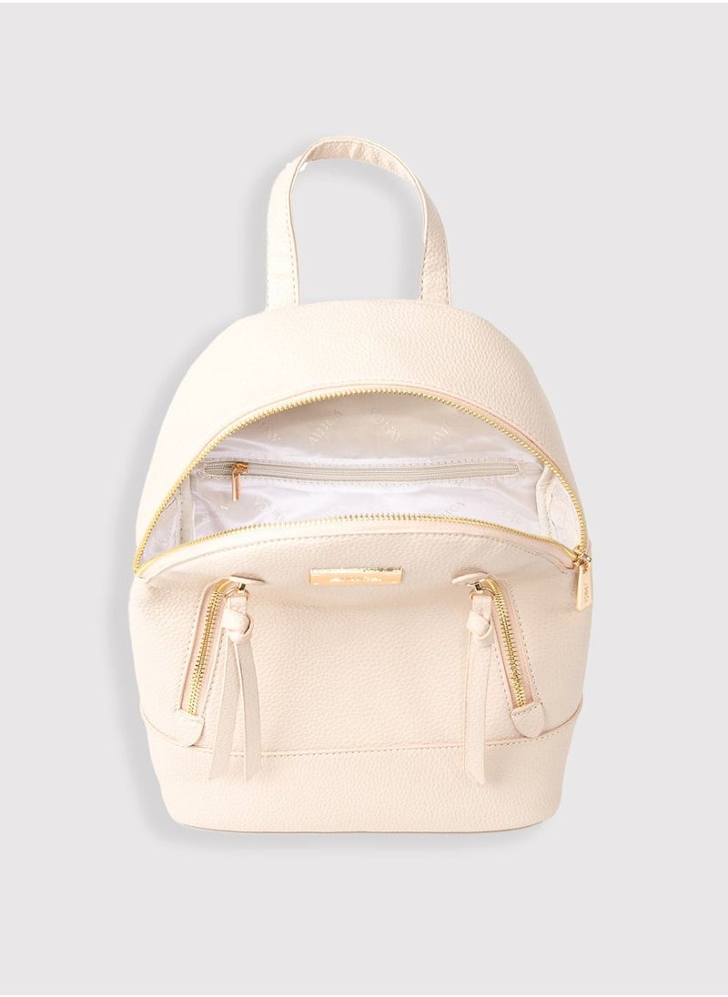 AMICA - Marta Chic Boho Backpack Bag for Women -Nude Pink - Image 1