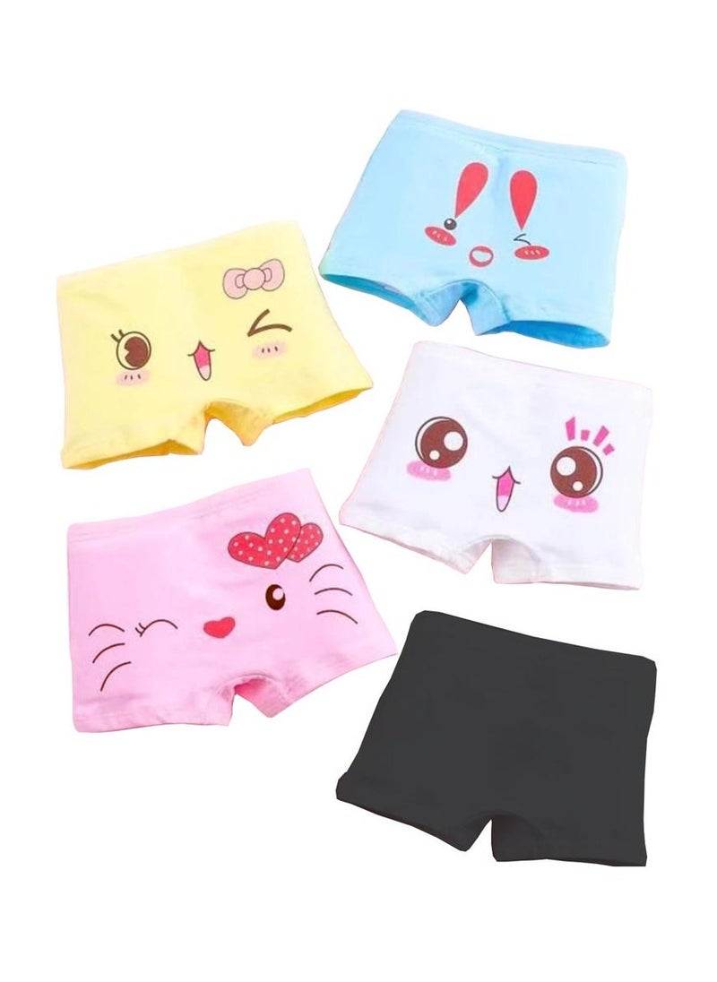 YOUNG WEAR Kids Girl Underwear Pack Of 6 Printed Panty 1006 | YOUNG Underwear  - Image 1