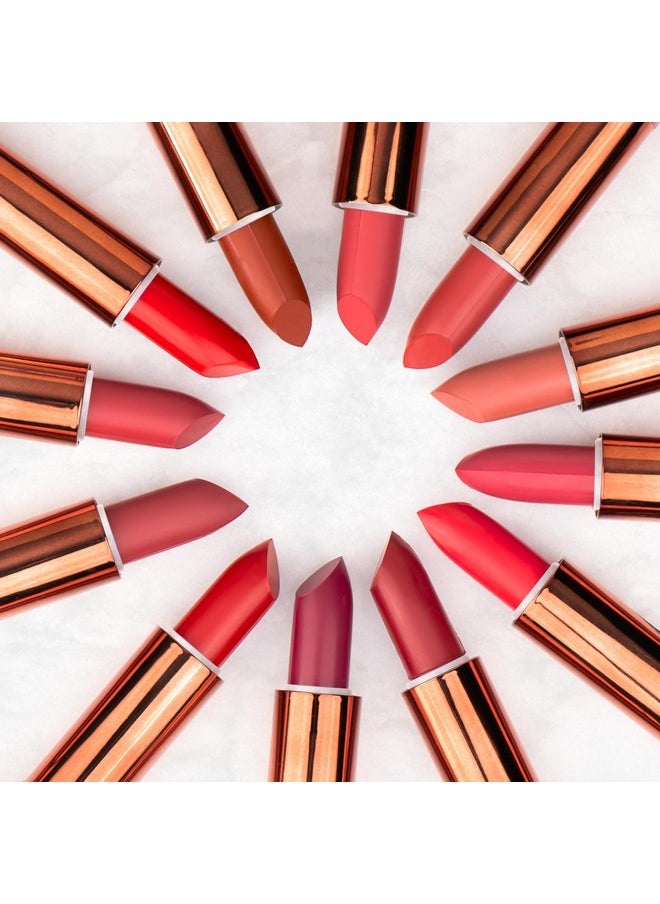 Just Herbs Ultra Matte Bullet Lipstick Nourishing Non Drying And Long Stay Lipsticks For Women 4 G (Dreamy Rose)  - Image 4