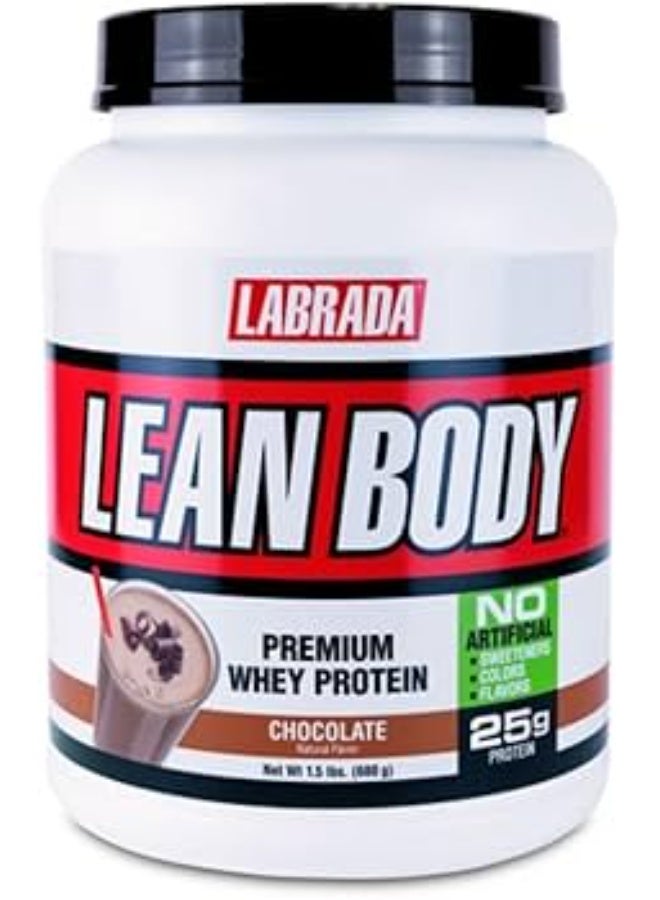 لابرادا بروتين مصل اللبن الممتاز بنكهة الشوكولاتة من لابرادا نيوتريشن لين بودي، 1.5 رطل. - Image 1