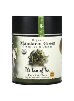 The Tao of Tea The Tao of Tea, Organic Green Tea & Orange, Mandarin Green, 3 oz (85 g)  - Image 1