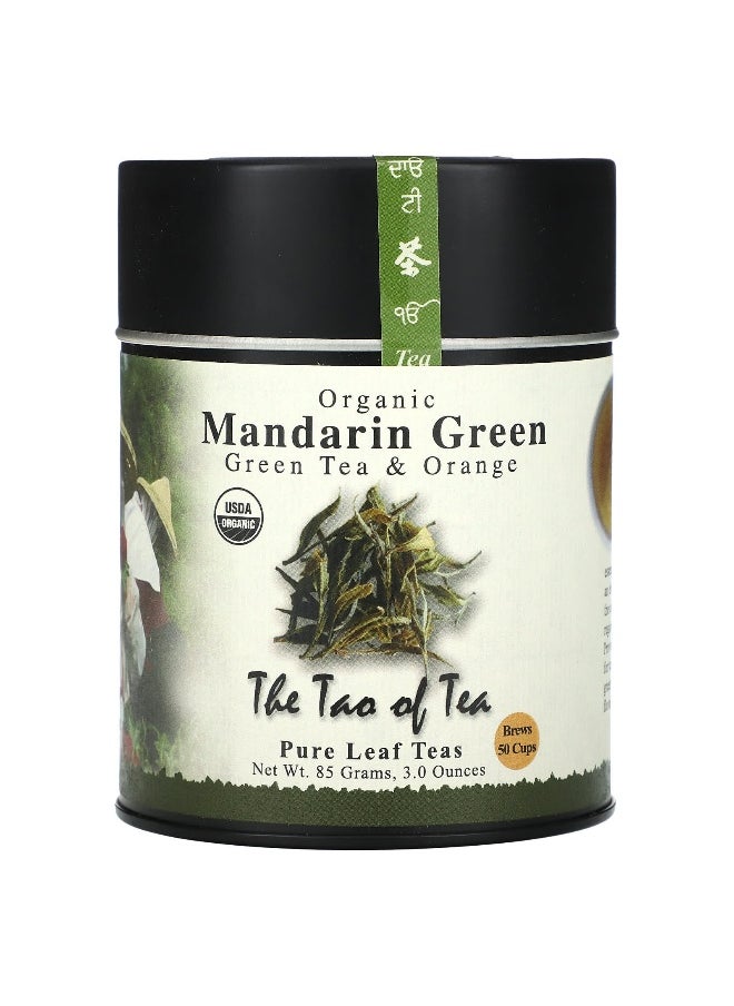 The Tao of Tea The Tao of Tea, Organic Green Tea & Orange, Mandarin Green, 3 oz (85 g)  - Image 1