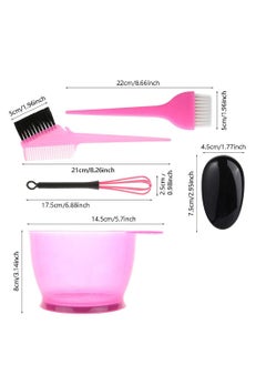 SYOSI Hair Dye Coloring Kit with Hair Color Bowl,Hair Dyeing Brush Hair Coloring Tool Kit,Dye Brush Comb,Tinting Bowl,Ear Caps,Dye Mixer  - Image 2