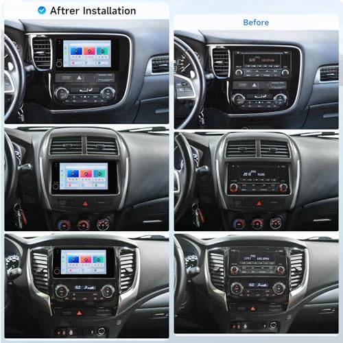Dasaita 7" Car Stereo for Mitsubishi Outlander Lancer ASX Pajero 2007-2019, with Wireless CarPlay & Android Auto, 6GB+64GB Double Din Head Unit, GPS Navigation, Plug and Play Radio, 5G WiFi/4G LTE - Image 3