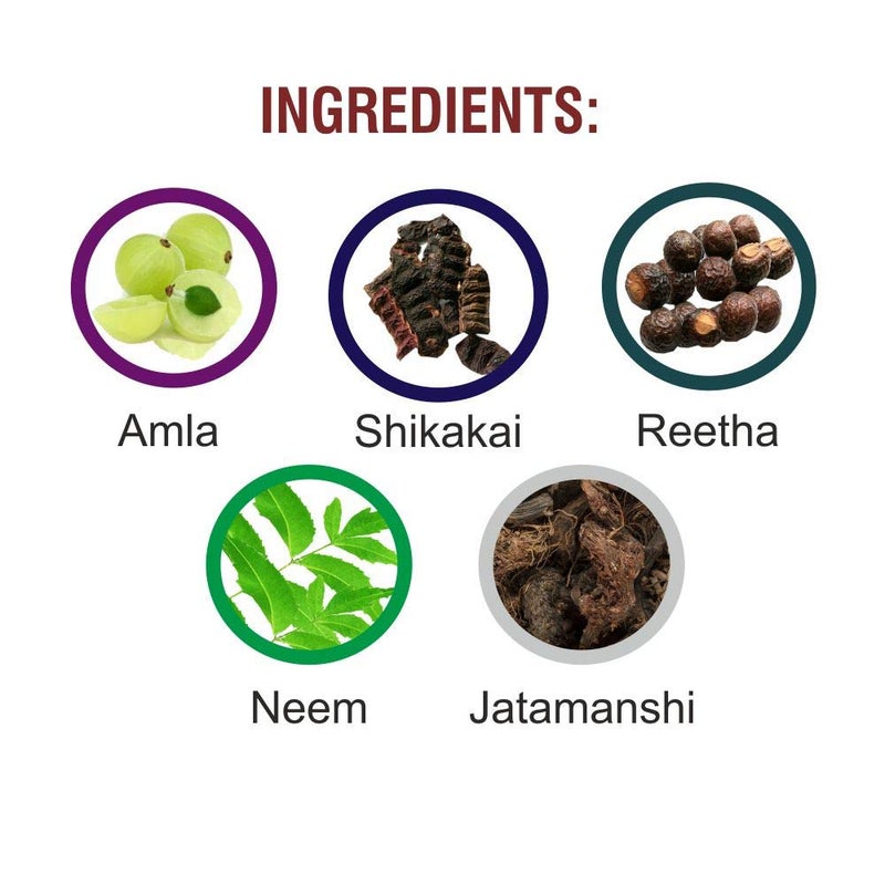 Meghdoot Ayurvedic Satreetha Sat with Maha Bringraj Oil For Hair Spa Therapy for Hair Growth Healthy scalp Hair Fall Control Hair Loss Control Promotes Strength and Nourishment 500ml Pack of 1 - Image 4