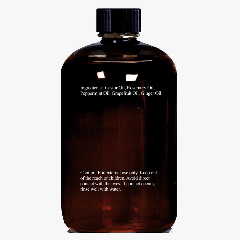 Essentially KateS Castor Oil 4 Fl Oz (Glass Bottle) - Rosemary Peppermint Infused - Image 2