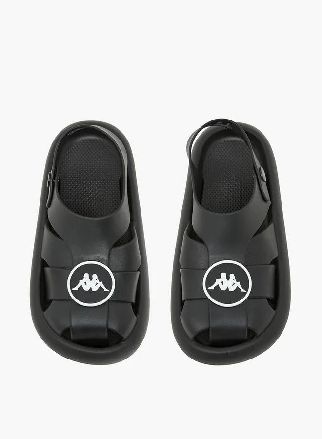 Kappa Boys Logo Print Sandals