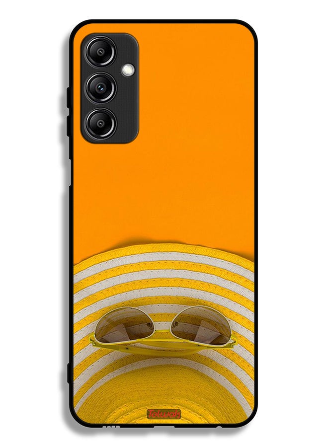 Tolwak Samsung Galaxy A14 5G Protective Case Cover Glasses Hat - Image 1