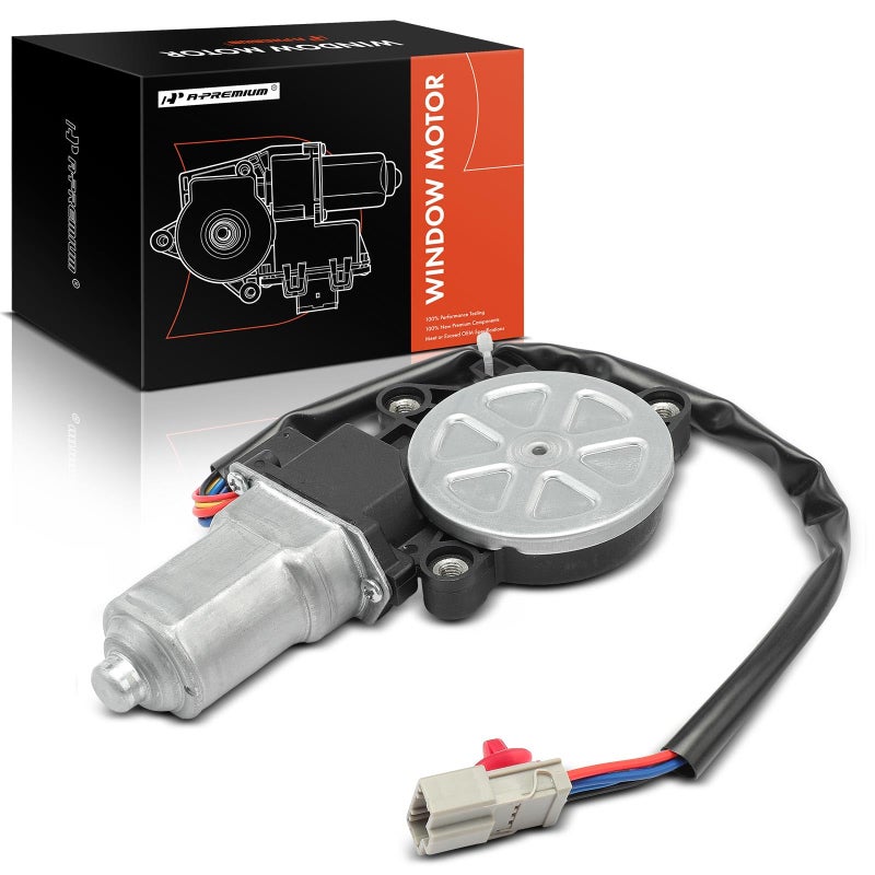 A-Premium APremium Front Left Driver Side Power Window Lift Motor with 4Pin Plug Compatible with Honda CRV CRV 19972001 Prelude 19972001 Civic 1995 Acura Integra 19942001 - Image 2