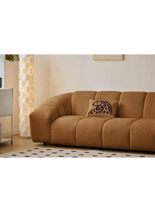 LOFT CUSHY,SOFA SET, 3+2.5 SEATER,FABRIC,COPPER,BLACK LEG A33-5/2069  - Image 4