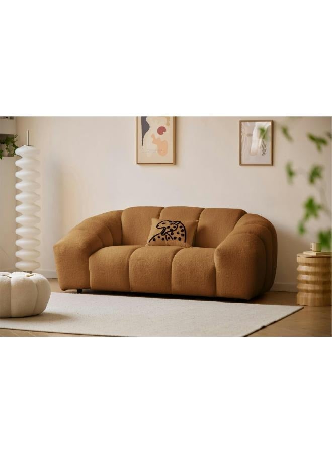 LOFT CUSHY,SOFA SET, 3+2.5 SEATER,FABRIC,COPPER,BLACK LEG A33-5/2069  - Image 5