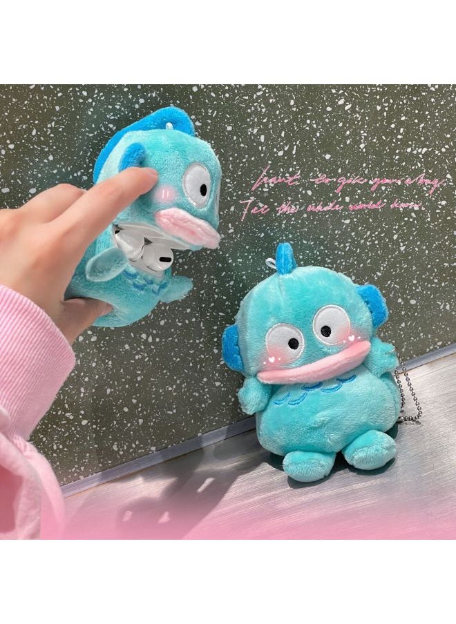 Generic - Autumn And Winter Plush Hatton Ugly Fish AirPods Pro Bluetooth Headset Protective Cover 1/2/3 Generation Soft Case Applicable-Color:Hunton The Ugly Fish-Applicable Model:Airpods 3 Generation - Image 1