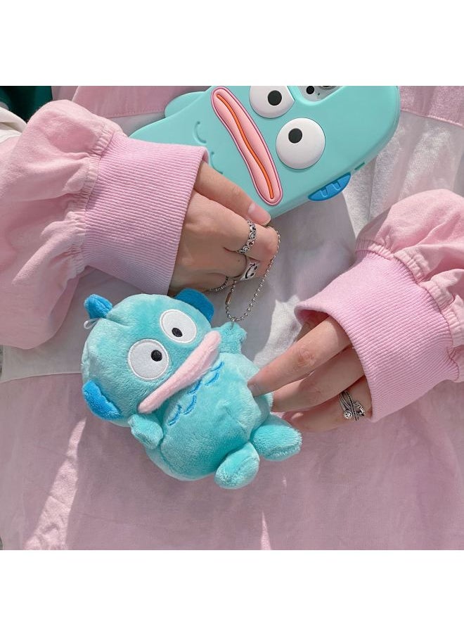 Generic - Autumn And Winter Plush Hatton Ugly Fish AirPods Pro Bluetooth Headset Protective Cover 1/2/3 Generation Soft Case Applicable-Color:Hunton The Ugly Fish-Applicable Model:Airpods 3 Generation - Image 1