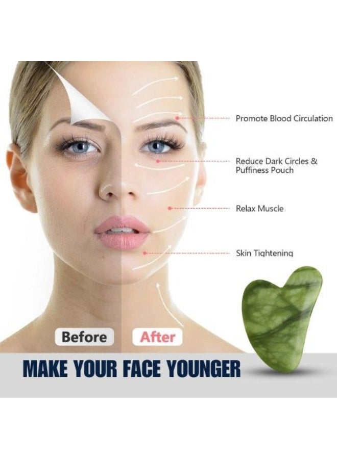 Natural Stone Face and Neck Massager – Stimulates Blood Circulation and Reduces Puffiness - Image 4