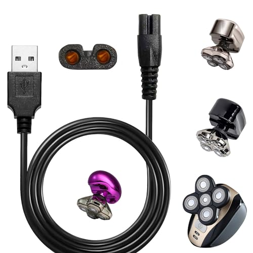 MAWAER Universal Head Shaver Power Charger Cord Compatible with Skull SHAER FreedomShaver and Some Brands., Head Shaver Charger Cord for Many Brands - Image 1
