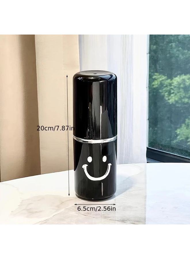White 1pc Portable Toothbrush Travel Cup For Family Bathroom And Holiday Gift Use - Image 3