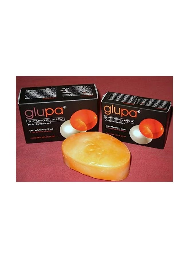 جلوبا صابون تبييض البشرة بالجلوتاثيون + البابايا بعامل حماية 15 - Image 2