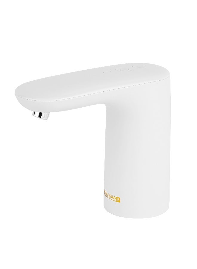 Royalford Rechargeable Water Pump- RF11734| Simple Installation, Pump for Water Gallon, With Quantitative Pumping| Can be Used at Home and Office| Portable and Light-Weight Pump with Easy Press Mechanism, 600 ML Preset Button and USB Charging| White - Image 1