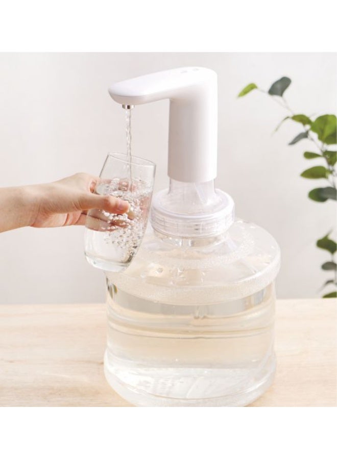 Royalford Rechargeable Water Pump- RF11734| Simple Installation, Pump for Water Gallon, With Quantitative Pumping| Can be Used at Home and Office| Portable and Light-Weight Pump with Easy Press Mechanism, 600 ML Preset Button and USB Charging| White - Image 4