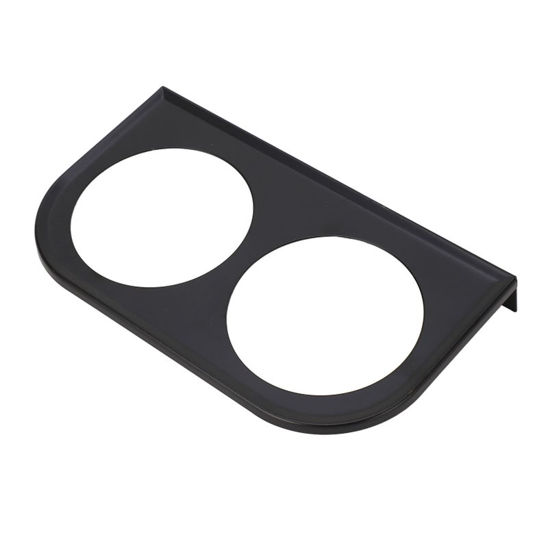 Car Gauge Mount: 2 Hole Black Metal Panel - Universal Fit For 52mm/2in Instruments Firmly Fixed Easy Installation For Car Dashboard Decoration - Image 4