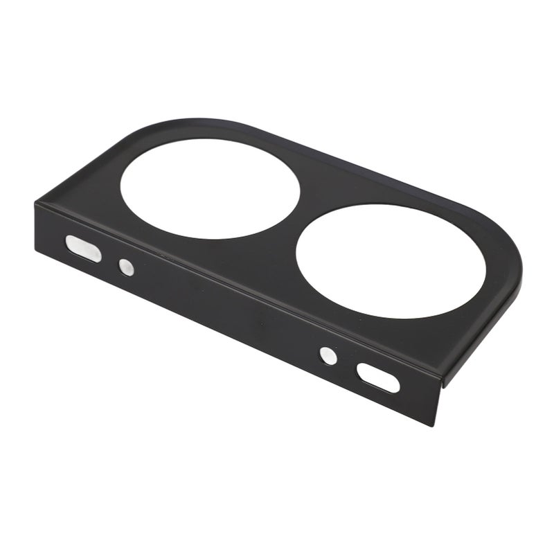 Car Gauge Mount: 2 Hole Black Metal Panel - Universal Fit For 52mm/2in Instruments Firmly Fixed Easy Installation For Car Dashboard Decoration - Image 5