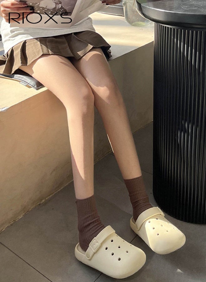 Unisex Garden Clogs Slippers, Anti-slip Ventilated Slip On Sandals, Classic DIY Slippers for Men and Women, Comfortable Platform Water Mules with Holes, Casual Outdoor Beach Slide Sandals for Pool/ Bathroom/Dormitory/Out Going