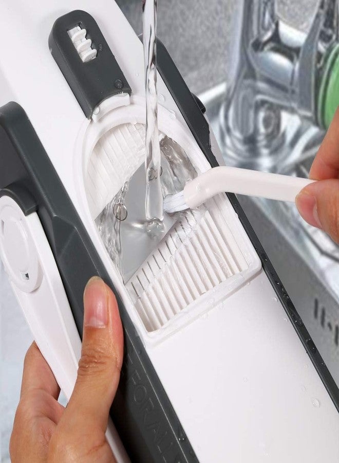 ONCE FOR ALL Safe Mandoline Slicer For Kitchen, Professional Vegetable Slicer For Food Potato Slices, Thickness Adjustable 0.1-8 mm Kitchen Artifact Fast Meal Prep - Image 5
