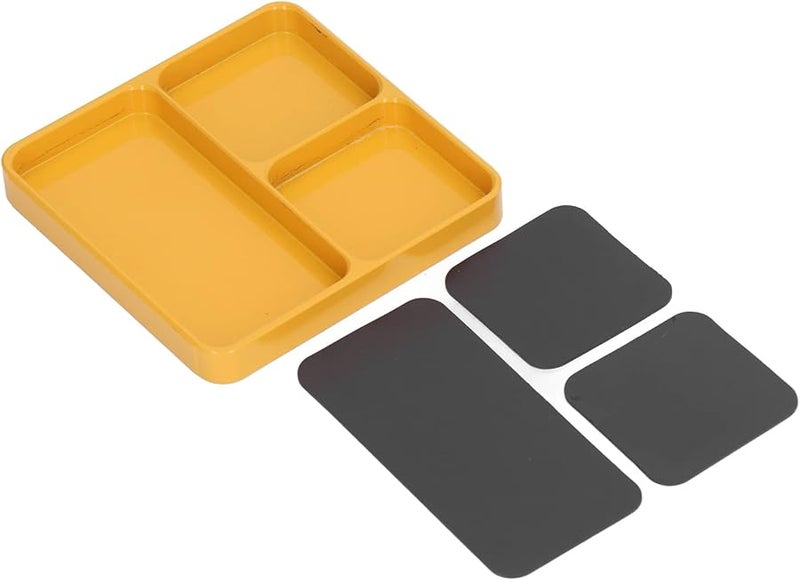 Aluminum Alloy Magnetic Tool Tray Heat Resistant 13 8x11x2cm For Screws DIY Workshop Garage - Image 4