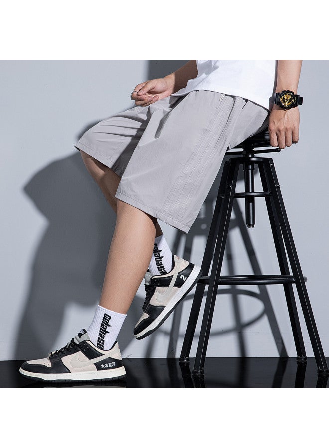 EPTISON men's Cargo Shorts Trendy Comfortable Sports Pants Versatile Loose-fit Casual Trousers - Image 2