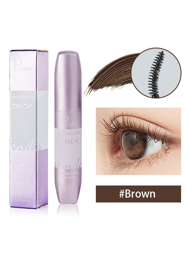 Mascara Thick-Volumizing Waterproof Mascara Natural Long-lasting Waterproof Silicone Brush 4D Mascara(Brown) - pzsku/Z646C5B5606C4CAB7795AZ/45/_/1732089283/9bd0e4ae-ab64-4d36-9c00-567d717e4b8b