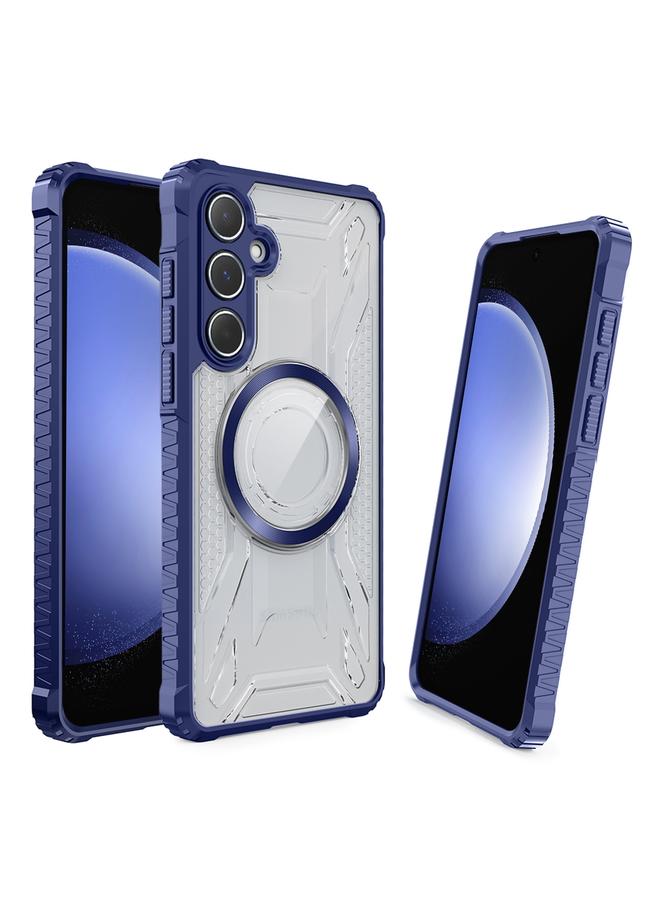 جراب هاتف Samsung Galaxy S23 FE 5G CD Texture Magsafe (Sapphire)