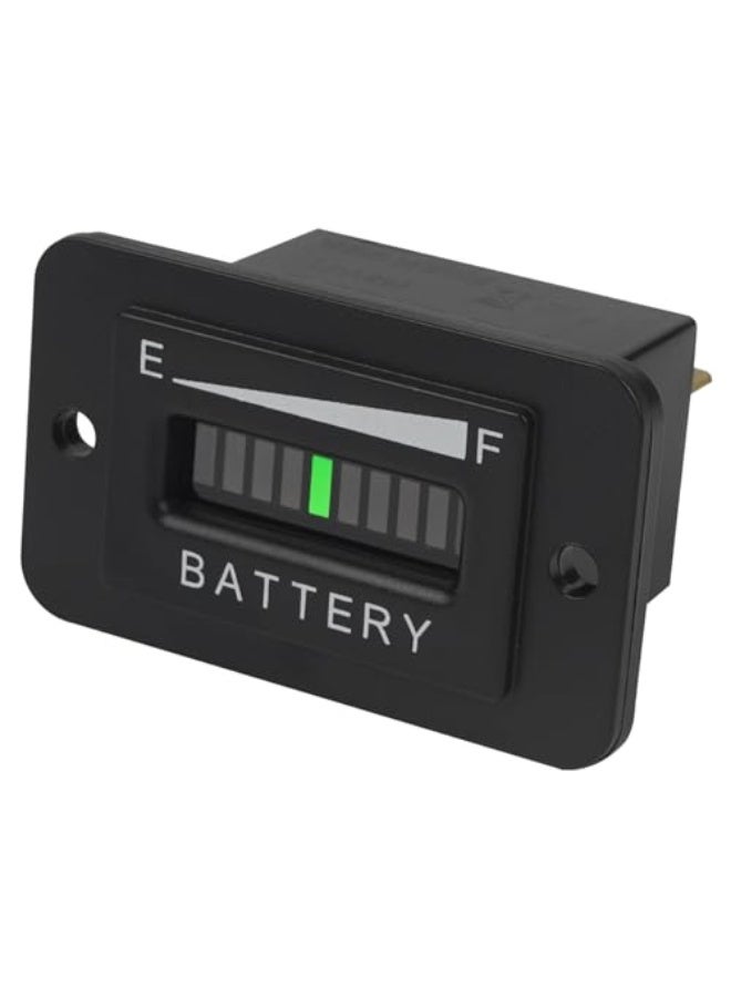 Battery charge meter/battery capacity meter, global digital LCD battery discharge alarm, suitable for golf carts, etc. (48V) - Image 1