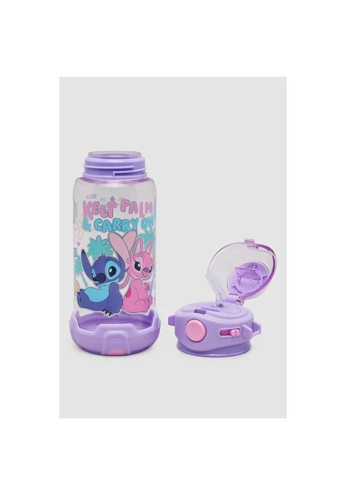 R&b  Angel & Stitch Print Sipper Water Bottle  | Best Price UAE