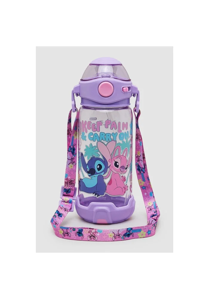 R&b  Angel & Stitch Print Sipper Water Bottle  | Best Price UAE