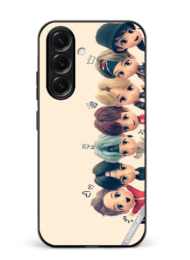 غطاء حماية لهاتف سامسونج جالاكسي A56 بتصميم بي تي إس متعدد الألوان