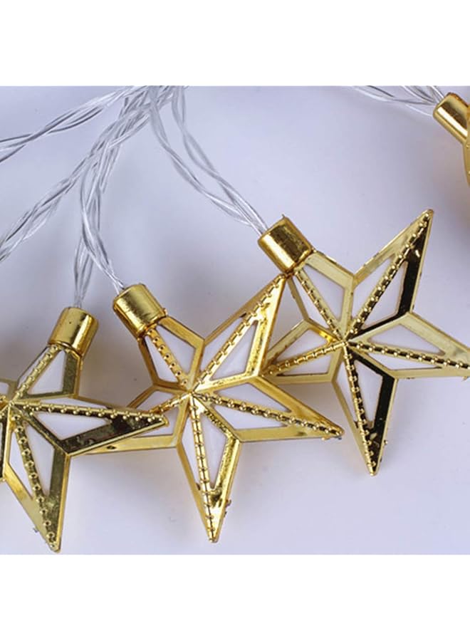 erorex Muslim Ramadan String Lights 7 Colors Flashing Moon Star Eid Mubarak Decorations Battery Operated Not Included For Ramadan Eid - Image 5