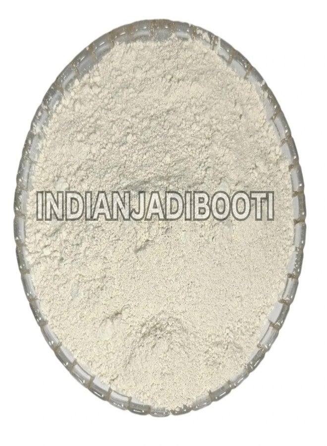 IndianJadiBooti طين الكاولين الهندي جادي بوتي (مسحوق) (نقي وطبيعي) (لعلاج حب الشباب والرؤوس السوداء وبشرة متألقة وشعر لامع) - طين صيني (100 غرام) - Image 3