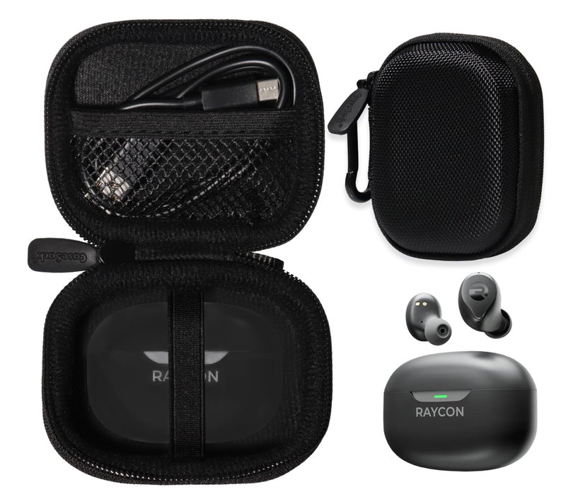 CaseSack حافظة CaseSack لسماعات Raycon Everyday (إصدار 2024) - سماعات داخل الأذن، سماعات Raycon الرياضية (أسود) - Image 1