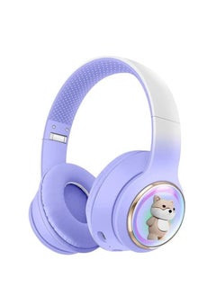 AMBERJACK Wireless Music BT Headphones for Gaming Over Ear Foldable Noise Protection Headset AKZ52 For Children Boy Girl Travel School Phone Pad Tablet PC  - Image 1